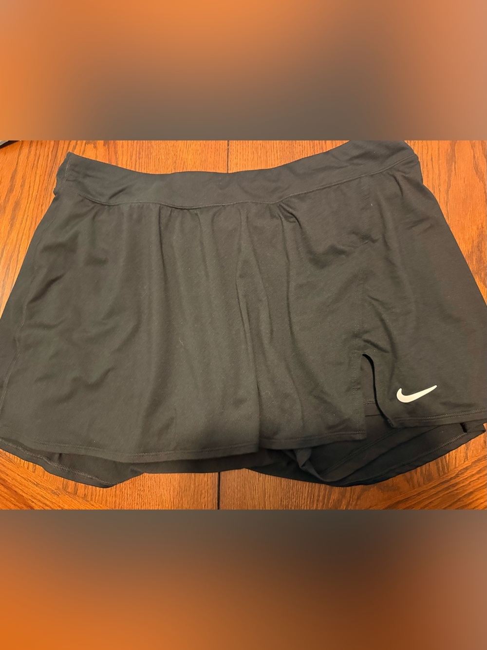 Women’s Plus Nike Tennis Skirt Skort 1X DriFit Slim Fit Black Pickleball